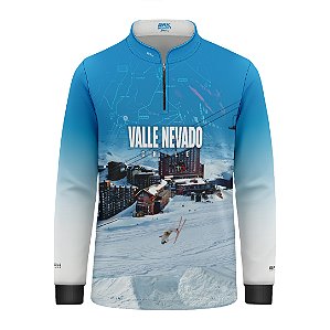 Camisa Infantil Brk Chile Valle Nevado 2 com Proteção UV50+