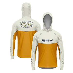 Camisa de Pesca Brk com Capuz Hybrid Off Lure com Proteção Solar UV50+