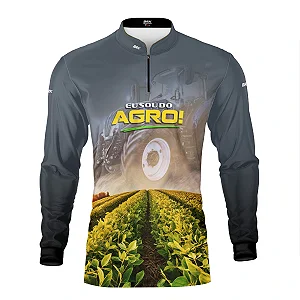 Camisa UV50 Agro Brk Eu sou do Agro Trator e Plantação