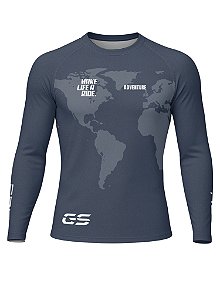 Camisa UV50 Segunda Pele Brk Adventure Make Life a Ride