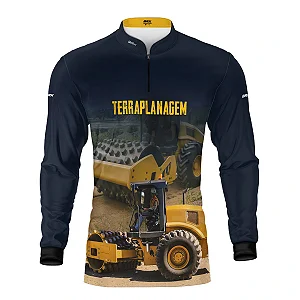 Camisa Agro Brk Terraplanagem Rolo Pé de Carneiro com Proteção UV50