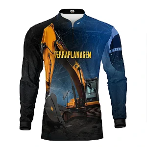 Camisa Agro Brk Pá Carregadeira 3 com Proteção UV50