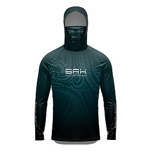 Camisa FusionX Maori Azul Profundo BRK com Proteção Solar UV50+