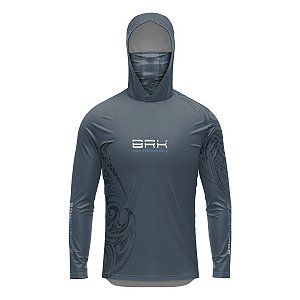 Camisa FusionX Maori Tribal Steel BRK com Proteção Solar UV50+