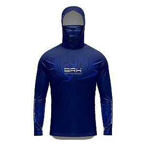 Camisa FusionX Maori Deep Ocean BRK com Proteção Solar UV50+