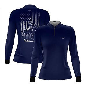 Camisa Agro Feminina Brk Xerife USA com Proteção UV50