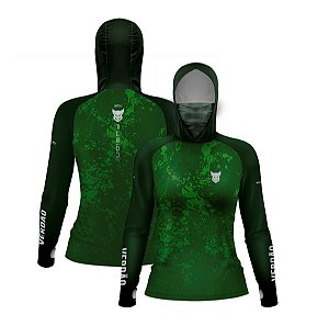 Camisa FusionX Feminina Verdão Alviverde BRK com Proteção Solar UV50+