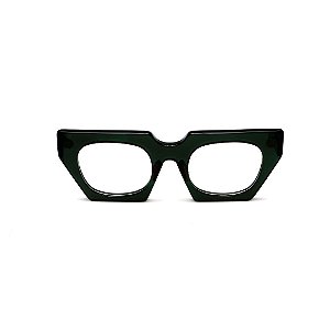 Armação para óculos de Grau Gustavo Eyewear G137 2. Cor: Preto. Haste preta.