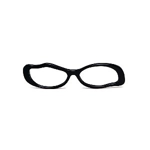Óculos de Grau Gustavo Eyewear G15 5 na cor preta.