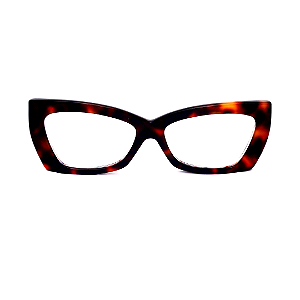Óculos de Grau Gustavo Eyewear G81 1 Animal Print. Clássico