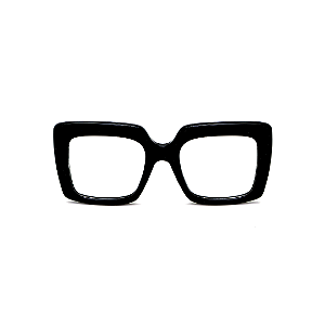 Óculos de Grau Gustavo Eyewear G59 4 na cor preta.