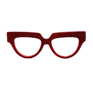 Óculos de Grau Gustavo Eyewear G40 4 em vinho opaco e hastes Animal Print.