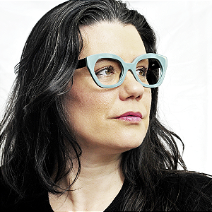 Óculos de Grau Gustavo Eyewear G70 2 Verde com as hastes Animal Print.