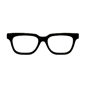 Óculos de Grau Gustavo Eyewear G104 2 Preto. Unisex