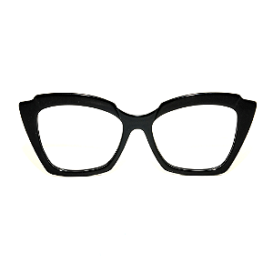 Óculos de Grau Gustavo Eyewear G111 1 Preto. Black November.