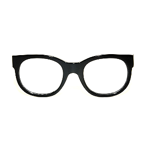 Óculos de Grau Gustavo Eyewear G04 Preto. Black November.