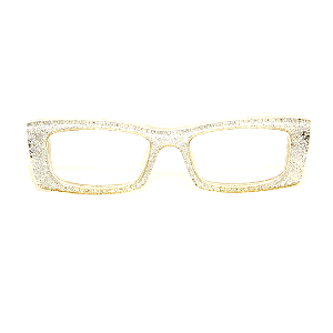 Óculos de Grau Gustavo Eyewear G35 5 âmbar com porpurina. Hastes âmbar. Black November
