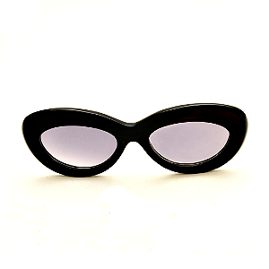 Óculos de Sol Gustavo Eyewear G36 2 Preto com lentes cinza. Black November