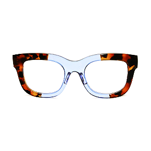 Óculos de Grau Gustavo Eyewear G57 2 Animal Print e acqua. Novidades.