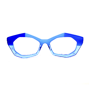 Óculos de Grau Gustavo Eyewear G53 8 Azul. Novidades