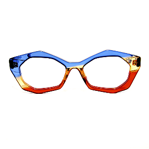 Óculos de Grau Gustavo Eyewear G53 11 Tricolor. Novidades