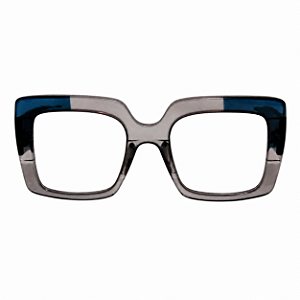 G59 — Fumê e azul | Acetato italiano Mazzucchelli e fabricado à mão no Brasil. Novidades