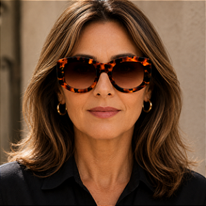 G178 — Animal Print | Acetato italiano Mazzucchelli, Oversized com geometria escultórica única, fabricado à mão no Brasil. Novidades.