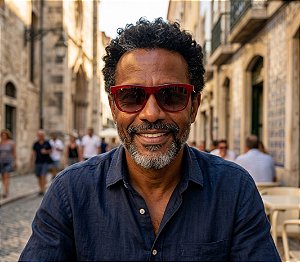 G148 — Vermelho | Acetato italiano Mazzucchelli e fabricado à mão no Brasil. Masculinos. Novidades