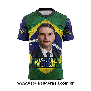 CAMISA FLÁVIO BOLSONARO PRESIDENTE 04