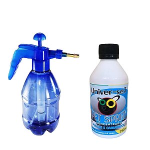 Univer-se7 Pet Spray Concentrado Faz 5 L 250ml + Pulverizador de 1,2 L