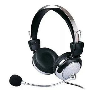Fone Headset Headphone Com microfone Para PC