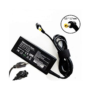 Carregador Notebook Compatível Acer 19V 3.42A 5.5mm X 1.7mm 65W