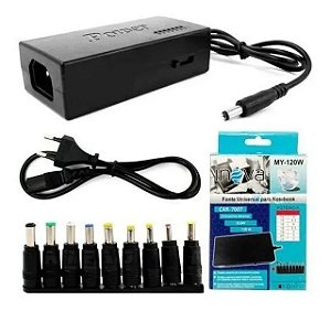 Carregador Universal Notebook Netbook 12v -24v 9 Pino