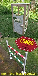 COMBO 1 - Baia Single + Obstáculo Ajustável
