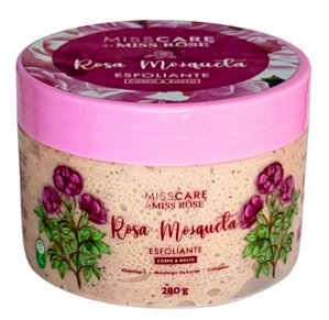 Miss Rosê Esfoliante Corpo e Rosto Rosa Mosqueta 280g