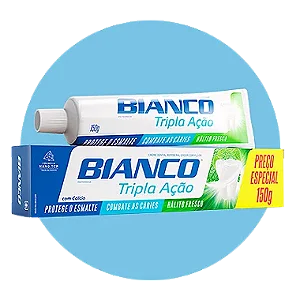 Creme Dental Bianco Tripla Ação