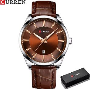 Relógio Curren 8365 Masculino Marrom