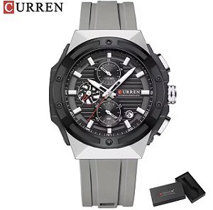 Relógio Curren 8462 Cinza