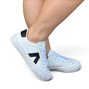 Tênis Versalhes PREMIUM Branco/Preto