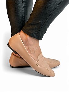Mocassim Napa Nude Total