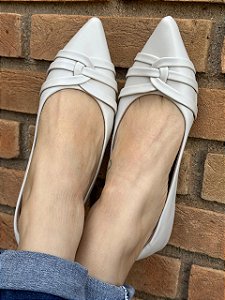 Sapatilha Bico Fino Arizona Off-White