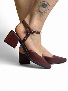 Scarpin Spike Marsala