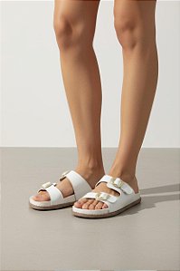 Birken Fivela Dupla Caramelo Off-White