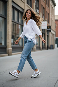 Tênis Pkataforma Eva Cinza