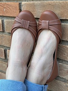 Sapatilha Redonda Siena Caramelo