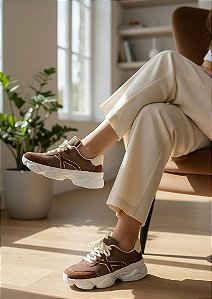 Tênis Plataforma New York Café