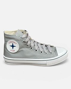 Tênis Star Premium CANO ALTO Cinza Lona