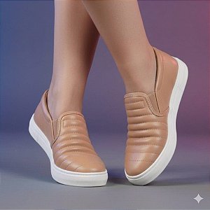 Tênis Slip On Bomber Nude