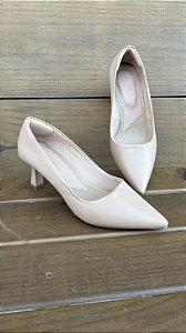 Sapato Scarpin Salto Taça Nude