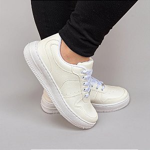 Tênis Plataforma Force Branco